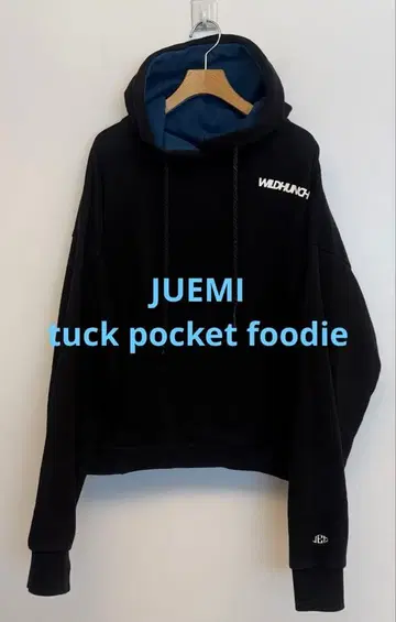 새상품급 JUEMI tuck pocket foodie 블랙