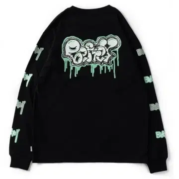 BEFTEY 비프티 그래피티 로고 긴팔 티셔츠 마아타소 남녀 공용