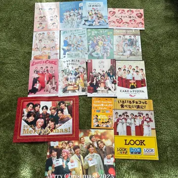 SnowMan 후지야 플라이어 카탈로그 클리어 파일 스티커 세트 2