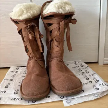 emu 무톤 부츠 레이스업