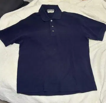 Salvatore Ferragamo 네이비 피케 셔츠 S 사이즈