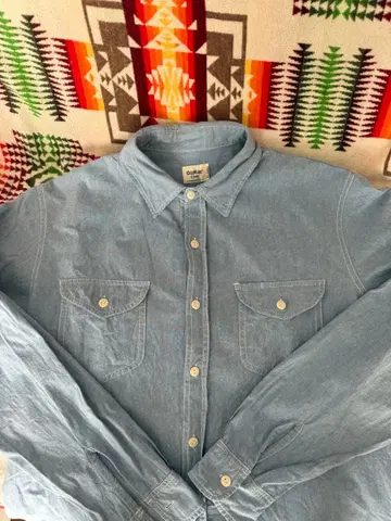 OshKosh 클래식 샴브레이 셔츠 X-LARGE