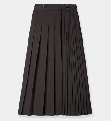 laubeblanc Asymmetry pleats skirt