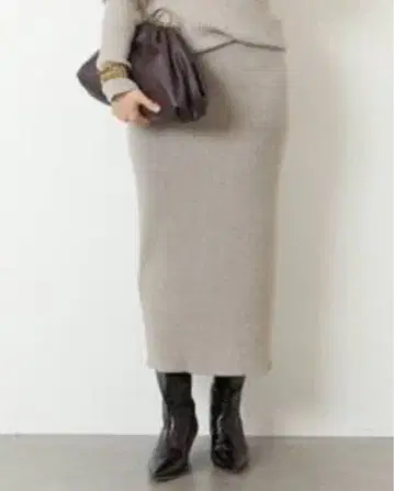 Deuxieme Classe 리브 롱 스커트 38