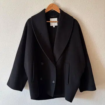 COS 더블 페이스 울 피 코트