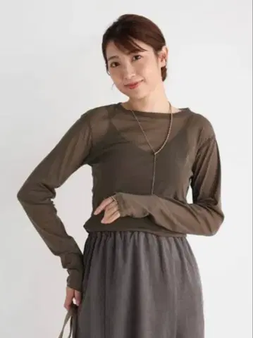 야마다야 Vin 시어 티셔츠 긴팔 상의