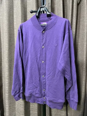 THENORTHFACE 퍼플 라벨 맨투맨 점퍼 보라색 L 사이즈