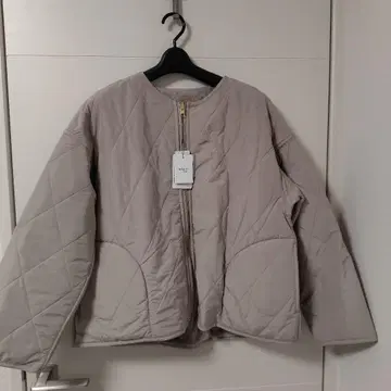 야마다야 베이지 퀼팅 자켓