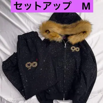 9090 girl 90 로고 글리터 셋업 M 사이즈