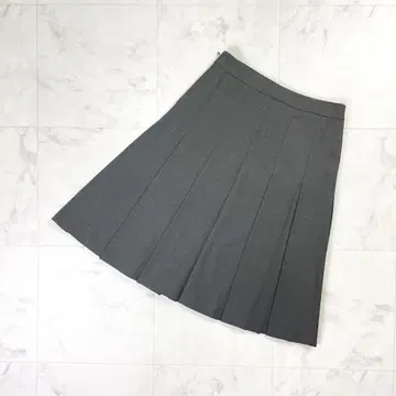 Theory 와이드 플리츠 스커트 다크 그레이 사이즈 0*LD1431