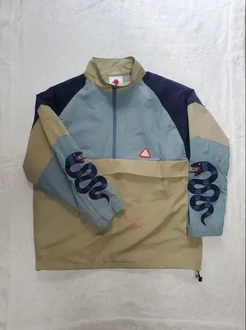 펑크 드렁커스 아우터 하프 지퍼