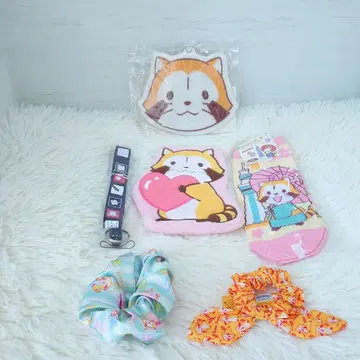 너구리 라스칼 캐릭터 액세서리 6개 세트