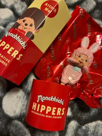 HIPPERS Monchhichi 몽치치 히퍼스 침탄 핑크