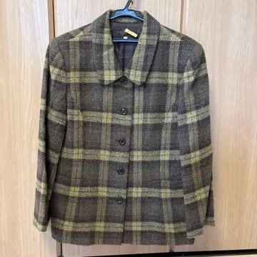 뉴로맨 일본제 체크 무늬 자켓