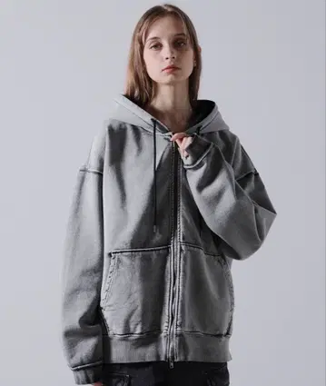 [새상품급] CLEL 빈티지 풀 집업 후드티 M 사이즈