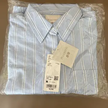 JW ANDERSON 블루 스트라이프 셔츠 M 미사용 새상품