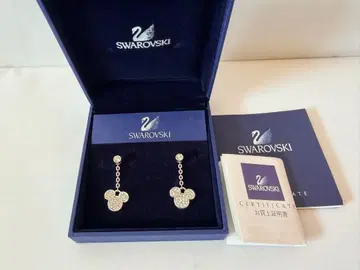 새상품 스와로브스키 미키 크리스탈 귀걸이