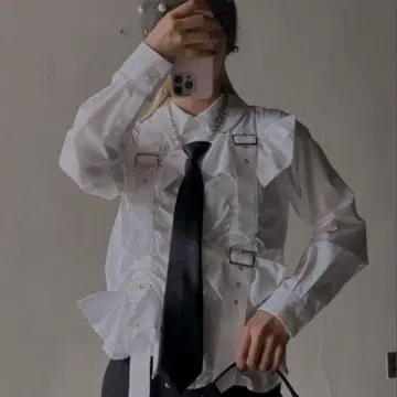 litmus KISHIDAMIKI 체인 타이 블랙