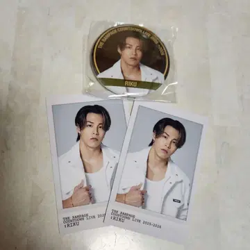 THERAMPAGE riku 스티커 카드 캔뱃지 세트