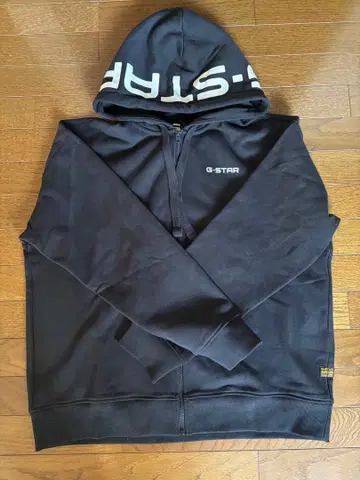 G-STAR 블랙 L 집업 후드티