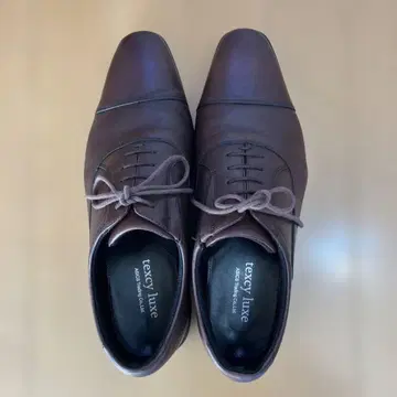 TEXCY LUXE 브라운 드레스 슈즈