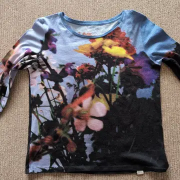 Paul Smith 꽃무늬 긴팔 T셔츠 M