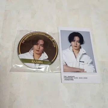 THERAMPAGE 카와무라 카즈마 스티커 카드 캔뱃지 세트