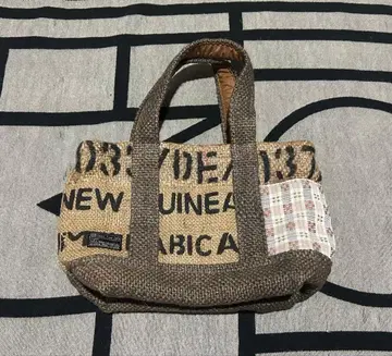 미사용 Coral Tree Cafe(코랄 트리 카페) 커피콩 린넨 백