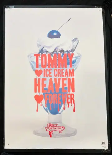 TOMMY ICE CREAM HEAVEN 포스터 B2 사이즈