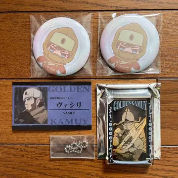 골든 카무이 금카무 세가 캔뱃지 카드 도미노 바실리 아크릴 키링