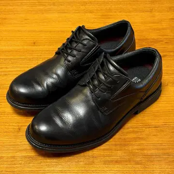 ROCKPORT 락포트 비즈니스 슈즈 가죽 신발 블랙 25cm 플레인토