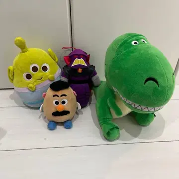토이스토리 봉제 인형 세트 조르그 포테이토 헤드 렉스 그린맨
