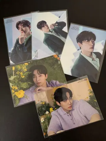 2pm 준호 5장 세트