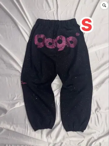 90 로고 글리터 스웨트 팬츠