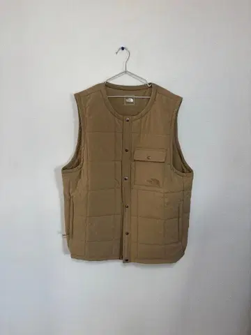 THE NORTH FACE 베이지 퀼팅 베스트 L