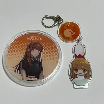 컬러풀 피치 에토 라운드원 코스터 아크릴 키링