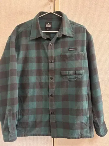 신춘 특별 할인 TARAS BOULBA 그린 블랙 체크 M 사이즈