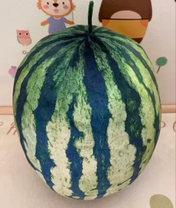 커다란 수박 봉제 인형