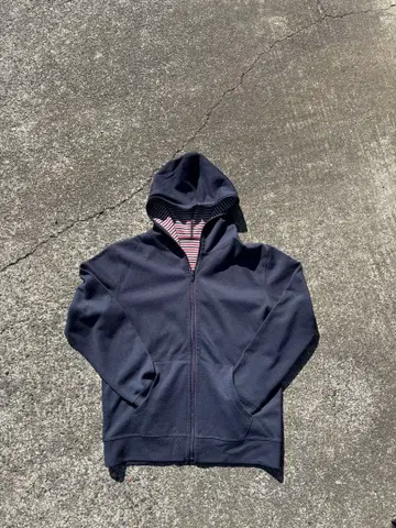 노브랜드 리버서블 지퍼 후디 크롭 기장