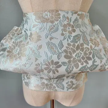 어른 헤코 오비 첫 꽃 반폭 오비 장척 자카드 헤코 오비