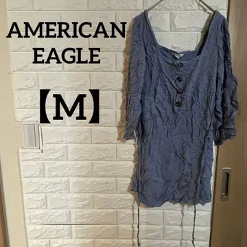 AMERICAN EAGLE [ M ] 주름 가공 칠부 소매 튜닉
