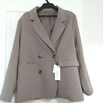 Re:EDIT 베이지 더블 브레스트 테일러드 자켓 M