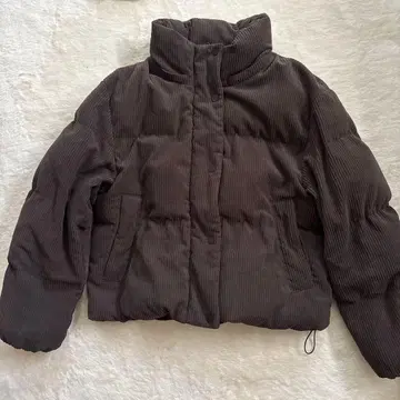 GU 히트 패디드 코듀로이 블루종