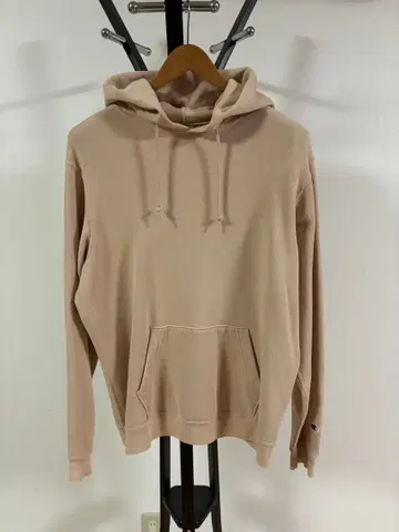 Champion 테리 플리스 후드티 L 세서미 베이지