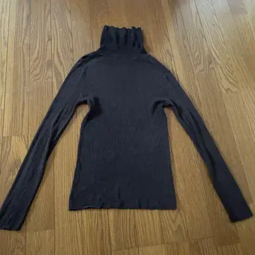 유나이티드 애로우즈 실크 리브 니트 터틀