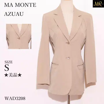 MA MONTE AZUAU 테일러드 자켓 긴팔 무지 슬림핏