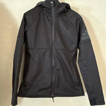 adidas climastorm 후드 부착 후드티 블랙