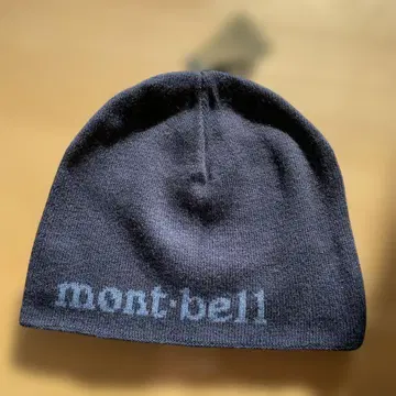 mont-bell 니트 모자 다크 블루
