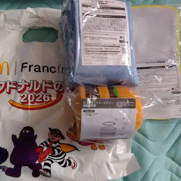 빅맥 수프 통, 보온 보냉 백, 핸드 타월