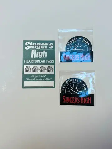 [ 미개봉 ] 싱어즈 하이 스티커 묶음 판매 HeartBreak